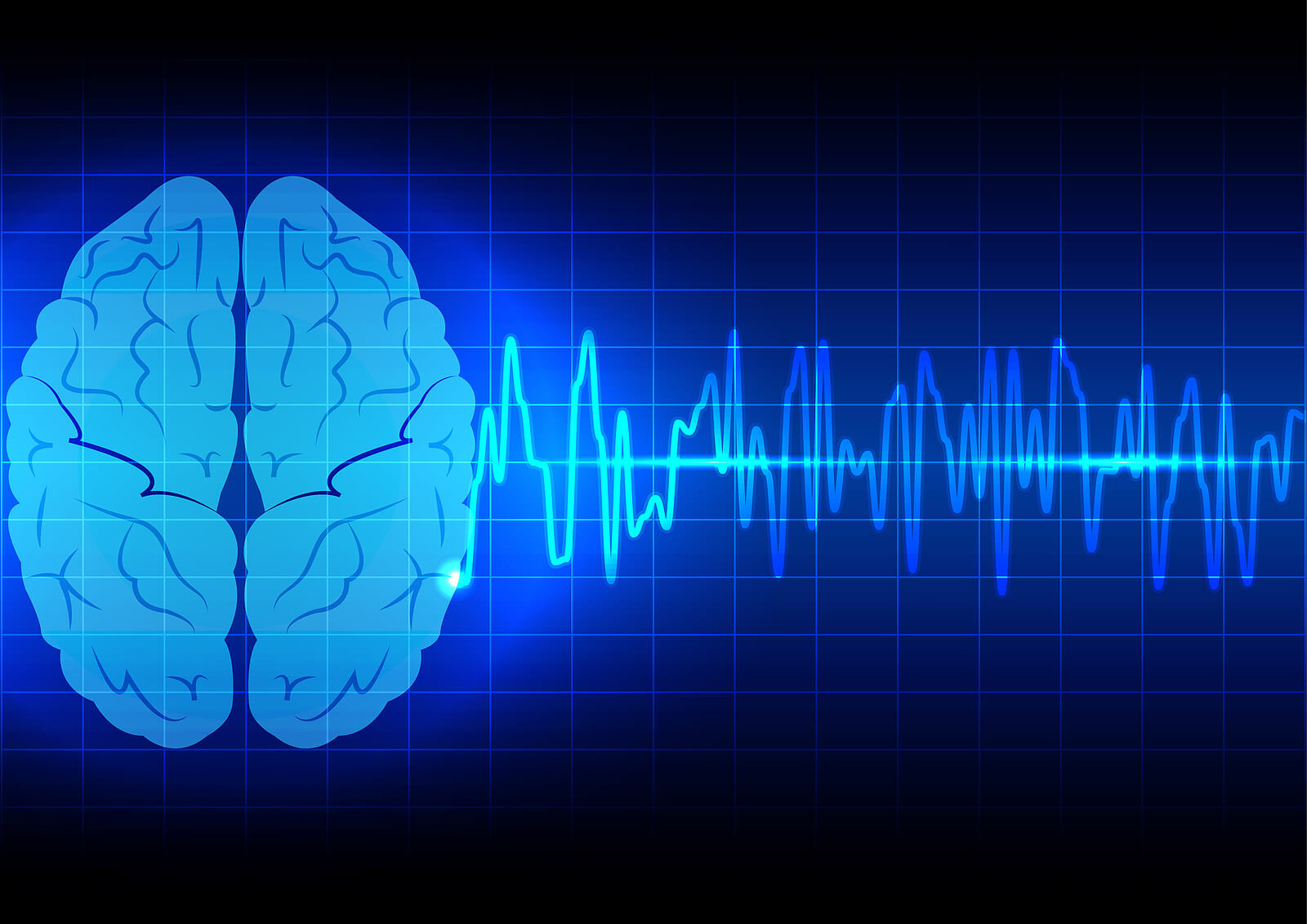 brain waves | therapist in hampden, co | online therapy in denver, co | neurofeedback therapy denver | Denver, CO A digital illustration of a brain paired with fluctuating brainwaves symbolizes cognitive and emotional activity. This visual perfectly represents neurofeedback therapy in Denver, where clients work to improve regulation and mental clarity. From ADHD testing in Denver to trauma recovery and beyond, clients benefit from personalized care with a therapist in Hampden, CO.